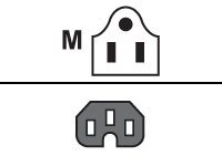 Cisco - Strømkabel - IEC 60320 C15 til NEMA 5-15 (han) - AC 110 V - 2.5 m - USA - for P/N: PWR-C45-1000AC/2=, PWR-C49-300AC-CAB-7K, PWR-C49-300AC-CAB-7KACE, PWR-C49-300AC-RF CAB-US515-C15-US=