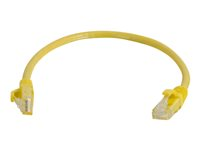 C2G Cat6 Booted Unshielded (UTP) Network Patch Cable - Patchkabel - RJ-45 (han) til RJ-45 (han) - 50 cm - UTP - CAT 6 - formet, knastfri, strenget - gul 83465