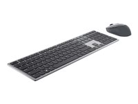 Dell Premier Multi-Device KM7321W - Sæt med mus og tastatur - trådløs - 2.4 GHz, Bluetooth 5.0 - QWERTY - Pan Nordic - titan grå - med 3 years NBD Advance Exchange - for Latitude 7320 Detachable; XPS 17 9710 KM7321WGY-NOR