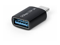 StarTech.com USB-C to USB-A Adapter, USB 5Gbps, Compact USB-C Male to USB-A Female Adapter, Durable Metal Housing, M/F - USB adapter - 24 pin USB-C (han) til USB (hun) - USB 3.2 Gen 1 - 5 V - 3 A - passiv, up to 5 Gbps data transfer rate - sort USB31CAADGCP