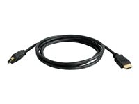 C2G 2ft 4K HDMI Cable with Ethernet - High Speed HDMI Cable - M/M - HDMI-kabel med Ethernet - HDMI han til HDMI han - 61 cm - afskærmet - sort 50607