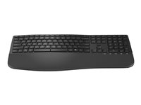 HP 685 - Tastatur - dual mode, 3-zone layout, multi-enhed, 23 programmerbare taster, OS Auto-Detection, lavprofil tastetryk - 100% - full size - trådløs - 2.4 GHz - sort - kampagne 8T6L9UT