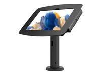 Compulocks Galaxy Tab A7 Lite 8.7â? Space Enclosure Tilting Stand 8" - Monteringssæt (stativ, indelukke) - vippende kiosk - for tablet - låsbar - højglansaluminium - sort - skærmstørrelse: 8.7" - monteringsgrænseflade: 100 x 100 mm - skrivebordsmonterbar, fritstående - for Samsung Galaxy Tab A7 Lite TCDP01870GA7SB
