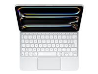 Apple Magic Keyboard - Tastatur og folio-kasse - med trackpad - bagbelyst - Apple Smart connector - QWERTY - norsk - hvid MWR03H/A