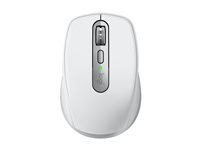 Logitech Master Series MX Anywhere 3S for Mac - Mus - 6 knapper - trådløs - Bluetooth - bleg grå 910-006946