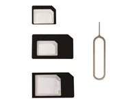 Insmat 4 in1 - SIM-kort adaptersæt 860-6660