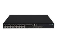 HPE Networking Comware 5150HI 24p 10M/100M/1G 8p SFP 1G Combo 6p SFP28 10G/25G Switch - Switch - L3 - Administreret - 48 x 10/100/1000Base-T + 8 x 100/1000Base-X SFP + 6 x 10 Gigabit / 25 Gigabit SFP28 (uplink / stacking) - monterbar på stativ - BTO S5T46A