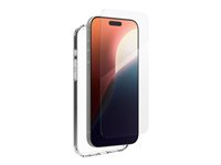 iFrogz Defence - Bagsidecover til mobiltelefon - klar - med Tempered Glass-skærmbeskytter - for Apple iPhone 16 Pro Max 300515349