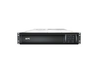 APC Smart-UPS 3000VA LCD RM - UPS (rackversion) - AC 230 V - 2700 Watt - 3000 VA - Ethernet, RS-232, USB - output-stikforbindelser: 9 - 2U - sort - med APC UPS Network Management Card - for P/N: AR3105W, AR3140G, AR3155W, AR3305W, AR3340G, AR3355W, AR4038IX432, NBWL0356A SMT3000RMI2UNC
