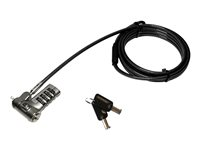 PORT Connect - Sikkerhedskabelslås - universel, kombinationslås, med omstillelig anker - 2 m 901235