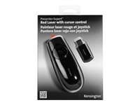 Kensington Presenter Expert Red Laser with Cursor Control - Fjernbetjening til præsentation - RF - sort K72425EU