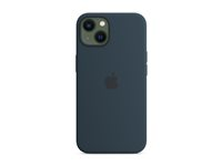 Apple - Bagsidecover til mobiltelefon - MagSafe-kompatibilitet - silicone - afgrundsblå - for iPhone 13 MC2Y4ZM/A