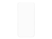 OtterBox Premium - Skærmbeskytter for mobiltelefon - antimikrobiel - glas - klar - for Apple iPhone 15 Plus 77-93955