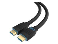 C2G 25ft (7.6m) C2G Performance Series Ultra Flexible High Speed HDMI Cable - 4K 60Hz In-Wall, CMG (FT4) Rated - High Speed - HDMI-kabel med Ethernet - HDMI han til HDMI han - 7.6 m - sort - 4K60 Hz support, tovejs C2G10402