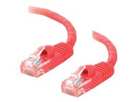 C2G Cat6 Booted Unshielded (UTP) Crossover Patch Cable - Krydskabel - RJ-45 (han) til RJ-45 (han) - 5 m - UTP - CAT 6 - formet, knastfri, strenget - rød 83561
