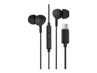 Insmat C10 - Øreproptelefoner med mik. - i øret - kablet - USB-C - sort 560-2022