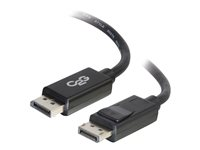 C2G 25ft Ultra High Definition DisplayPort Cable with Latches - 8K DisplayPort Cable - M/M - DisplayPort kabel - DisplayPort (han) til DisplayPort (han) - 7.62 m - haspet - sort 54404