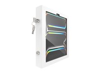 Compulocks iPad Pro M4 11" (2024), Apex Enclosure Brandable Floor Stand - Monteringssæt (gulvstander, indelukke) - eksponeret frontkamera - for tablet - kan brandes - låsbar - metalramme - hvid - skærmstørrelse: 11" - vægmonterbar - for Apple 11-inch iPad Pro (M4) 140W11PAPX4W