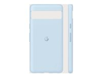 Google - Bagsidecover til mobiltelefon - silicone, plastik, aluminium, polykarbonat - Sea - for Pixel 7a GA04322
