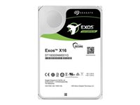 Seagate Exos X16 ST14000NM004G - Harddisk - krypteret - 14 TB - intern - SAS 12Gb/s - 7200 rpm - buffer: 256 MB - Self-Encrypting Drive (SED) ST14000NM004G