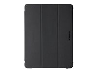 OtterBox React Series - Skærmdække til tablet - med blyantholder - sort - for Apple 10.2-inch iPad (8. generation, 9. generation) 77-92197