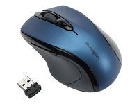Kensington Pro Fit Mid-Size - Mus - højrehåndet - optisk - trådløs - 2.4 GHz - trådløs modtager (USB) - safirblå K72421WW