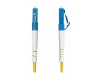 StarTech.com 10m (32.8ft) LC to SC (UPC) OS2 Single Mode Simplex Fiber Optic Cable, 9/125µm, Laser Optimized, 40G/100G, Bend Insensitive, Low Insertion Loss - LSZH Fiber Patch Cord (SPSMLCSC-OS2-10M) - Patchkabel - LC/UPC enkelttilstand (han) til SC/UPC enkelttilstand (han) - 10 m - 10 m. - 2 mm - fiberoptik - simplex - 9 / 125 micron - OS1/OS2 - halogenfri, passiv, tovejs - gul SPSMLCSC-OS2-10M