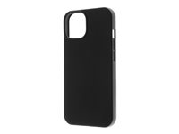 Insmat Eco - Bagsidecover til mobiltelefon - 100% biodegradable bioplastic, bambusfilter - sort - for Apple iPhone 15 650-1213