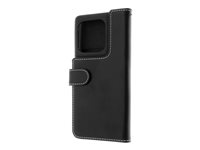 Insmat Flip Case - Flipomslag til mobiltelefon - læder, karton+papir+aluminiumsfolie - for Motorola Edge 50 Ultra 650-3247