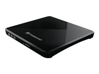 Transcend 8X DVDS-K - Disk drev - DVD±RW (±R DL) / DVD-RAM - 8x/8x/5x - USB 2.0 - ekstern - sort TS8XDVDS-K
