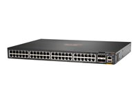 HPE Aruba Networking CX 6200F 48G 4SFP+ Switch - Switch - L3 - Administreret - 48 x 10/100/1000 + 4 x 100/1000/10G SFP+ - front og side til ryg - monterbar på stativ JL726B#ABB