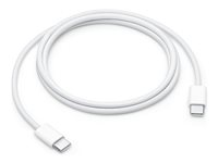 Apple - USB-kabel - 24 pin USB-C (han) til 24 pin USB-C (han) - USB 2.0 - 1 m - USB Power Delivery (60W) MW493ZM/A