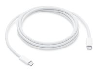 Apple - USB-kabel - 24 pin USB-C (han) til 24 pin USB-C (han) - USB 2.0 - 2 m - USB Power Delivery (240 W) MYQT3ZM/A