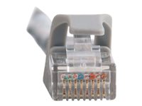 C2G Cat6 Booted Unshielded (UTP) Network Patch Cable - Patchkabel - RJ-45 (han) til RJ-45 (han) - 30 cm - UTP - CAT 6 - formet, knastfri, strenget - grå 83364