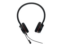 Jabra Evolve 20 UC stereo - Headset - på øret - kablet - USB-C - støjisolerende 4999-829-289