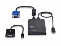 StarTech.com Portable Laptop Crash Cart Adapter, USB/VGA/Mini DisplayPort KVM Console, File Transfer and Video Capture - KVM switch - 1 x KVM port(s) - 1 lokalbruger - desktop - TAA-kompatibel NOTECONS02-VGA-MDP