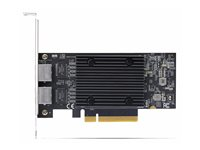 StarTech.com - Netværksadapter - PCIe 3.0 x8 lavprofil - Gigabit Ethernet / 10 Gb Ethernet x 2 - sort - TAA-kompatibel PR210B-NETWORK-CARD