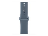 Apple - Rem for smart watch - 42mm - M/L størrelse - anker blå - for Watch Hermès Series 7, Hermès Series 9, SE 3, Series 10, Series 11, Series 8, Series 9 MFGF4ZM/A