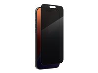 ZAGG InvisibleShield Glass Elite Privacy - Skærmbeskytter for mobiltelefon - glas - med fortrolighedsfilter - 2-vejs - for Apple iPhone 16 Pro Max 200114869