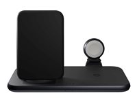 Zens Aluminium Series 4 in 1 - Trådløs opladningsstander + AC-strømadapter - 45 Watt - Apple Fast Charge, FC (USB) - på kabel: USB-C - hvid ZEDC15W/00