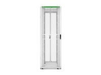 APC NetShelter SX Gen 2 - Rack kabinet - 2258 H x 750W x 1200D mm, med Sides - gulvstående - hvid - 48U - 19" - TAA-kompatibel AR3357W2