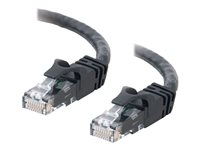 C2G Cat6 Booted Unshielded (UTP) Crossover Patch Cable - Krydskabel - RJ-45 (han) til RJ-45 (han) - 3 m - UTP - CAT 6 - formet, knastfri, strenget - sort 83543