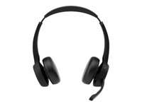 Cisco Headset 722 - Headset - på øret - Bluetooth - trådløs - carbon-sort - Cisco Webex Certified HS-WL-722Q-BUNA-C