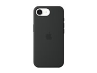 Apple - Bagsidecover til mobiltelefon - silicone - sort - for iPhone 16e MD3N4ZM/A