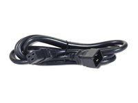APC - Strømkabel - IEC 60320 C19 til IEC 60320 C20 - 4.57 m - sort - for P/N: SMT2200I-AR, SMT2200R2I-AR, SMT3000I-AR, SMT3000R2I-AR, SRT1500XLI, SRT2200XLI-KR AP9887
