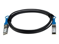 StarTech.com HPE J9283B Compatible 3m 10G SFP+ to SFP+ DAC Twinax, 10 GbE SFP+ Copper DAC 10 Gbps Low Power Passive Mini GBIC/Transceiver Module DAC Firepower 1040, 10 Gbps SFP+ Cable - Lifetime Warranty (J9283BST) - 10GBase-kabel til direkte påsætning - SFP+ (han) haspet til SFP+ (han) haspet - 3 m - dobbelt-axial - SFF-8431/SFF-8432 - passivt - sort J9283BST