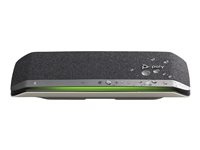 Poly Sync 40+ - Smart højttalertelefon - Bluetooth - trådløs, kablet - USB-A, USB-C - sort, sølv - Zoom Certified 772C5AA