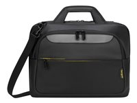Targus CityGear Topload Laptop Case - Bæretaske til notebook - 15" - 17.3" - sort TCG470GL