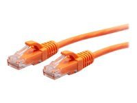 C2G 1ft (0.3m) Cat6a Snagless Unshielded (UTP) Slim Ethernet Network Patch Cable - Orange - Patchkabel - RJ-45 (han) til RJ-45 (han) - 30 cm - 4.8 mm - UTP - CAT 6a - knastfri, formet - orange C2G30174