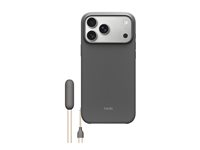 Beats - Bagsidecover til mobiltelefon - med støtteben og kamerakontrol - MagSafe-kompatibilitet - polykarbonat - granit grå - for iPhone 17 Pro Max MGY94LL/A